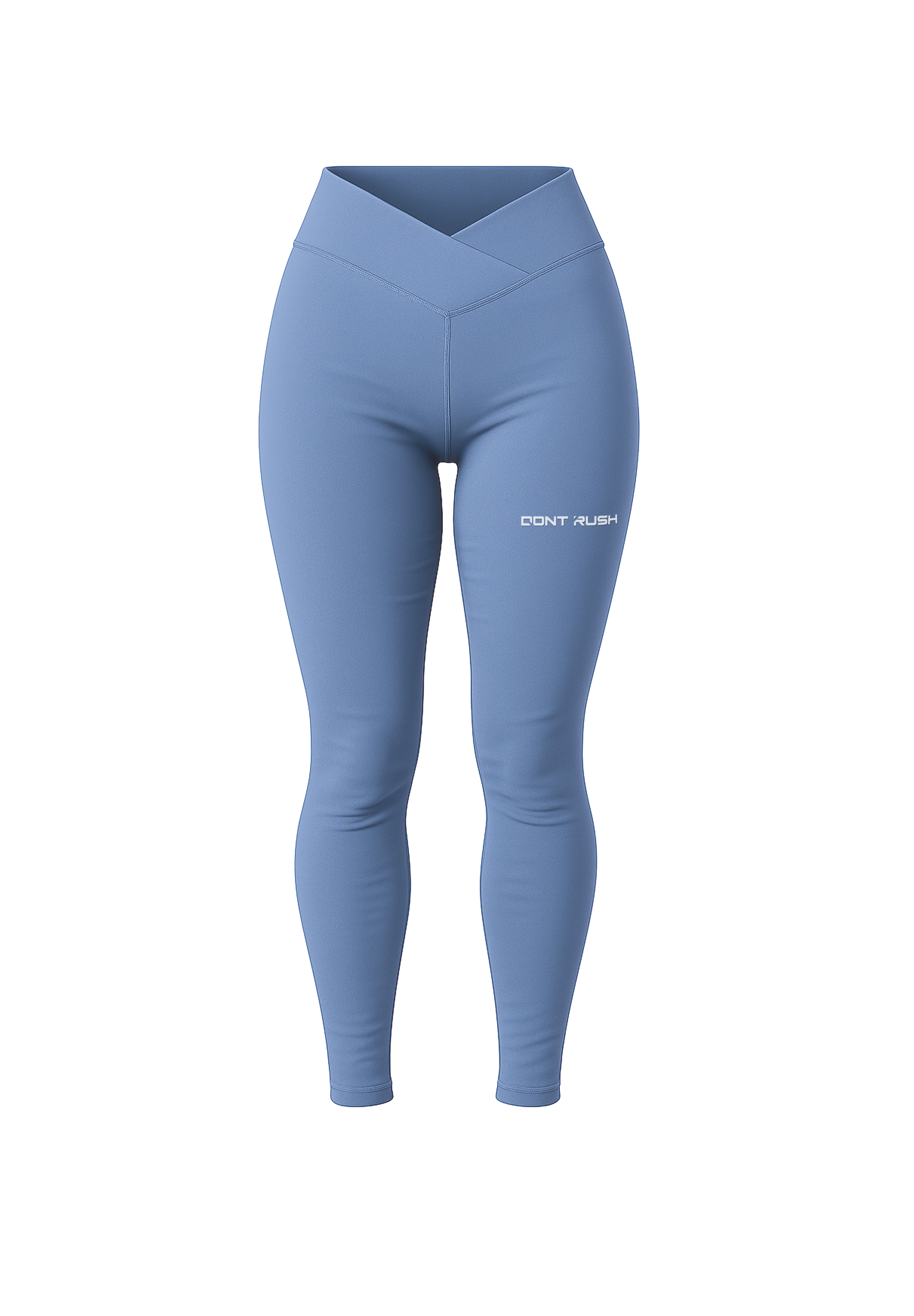 ATTACK V-CUT LEGGINGS - Eccentric Blue
